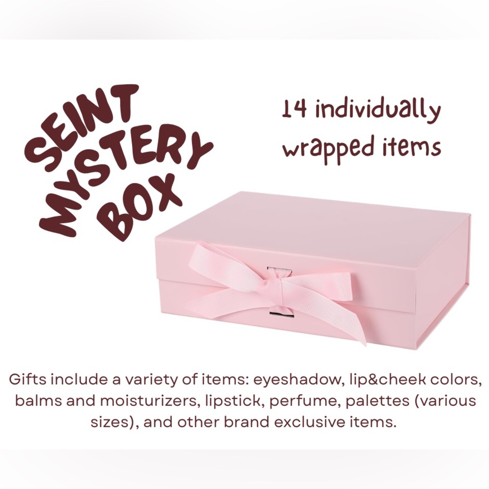 Valentine’s Advent Calendar Seint 14 days of gifts, $200+, hand packed/picked